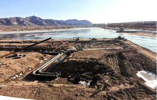 朝阳主城区跨河供水供热管网工程正强力推进...