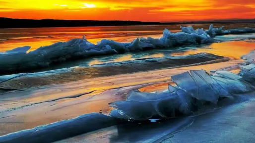冰川苇荡雪浪斜阳 朝阳美景正当时——朝阳市...